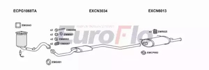 Система выпуска ОГ EuroFlo CNXSA16 4004D